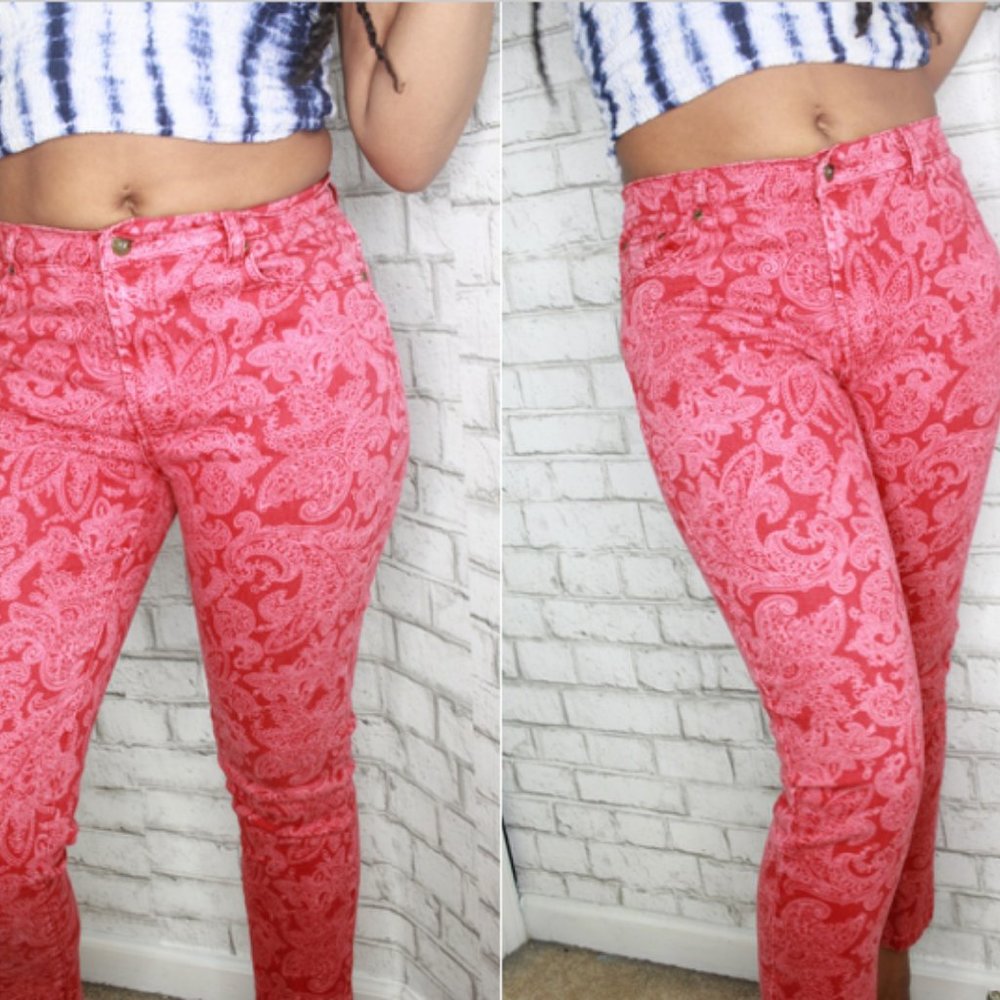 Y2K Paisley Pants